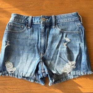 Denim Distressed Women Shorts